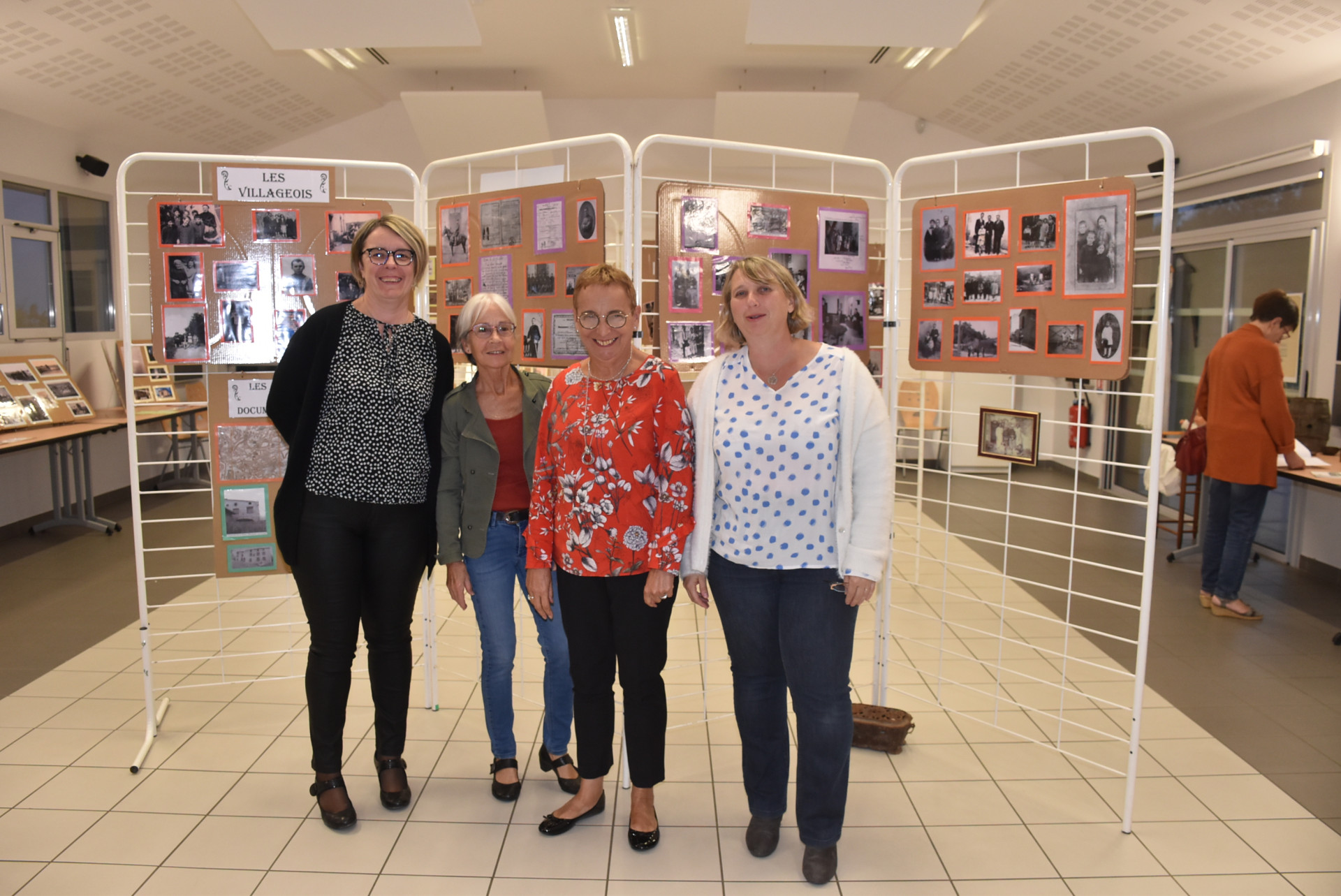 Laurette CROS, Marcienne BAYLE, Martine MARTIN et Géraldine FAURE ont réalisé cette exposition